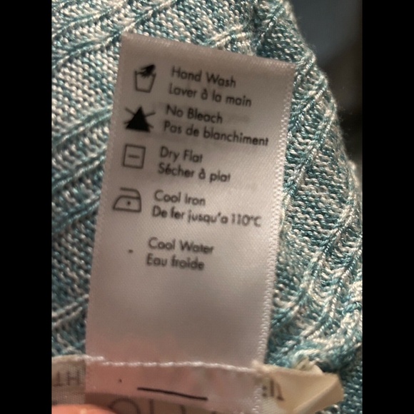 L*Space Zephyr Knit Midi Skirt & Zephyr Wrap Top Poolside/Blue Size L - Picture 14 of 14